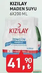 KIZILAY MADEN SUYU 6X200 ML indirimli fiyat KIZILAY MADEN SUYU 6X200 ML fiyat ve kampanya bilgisi